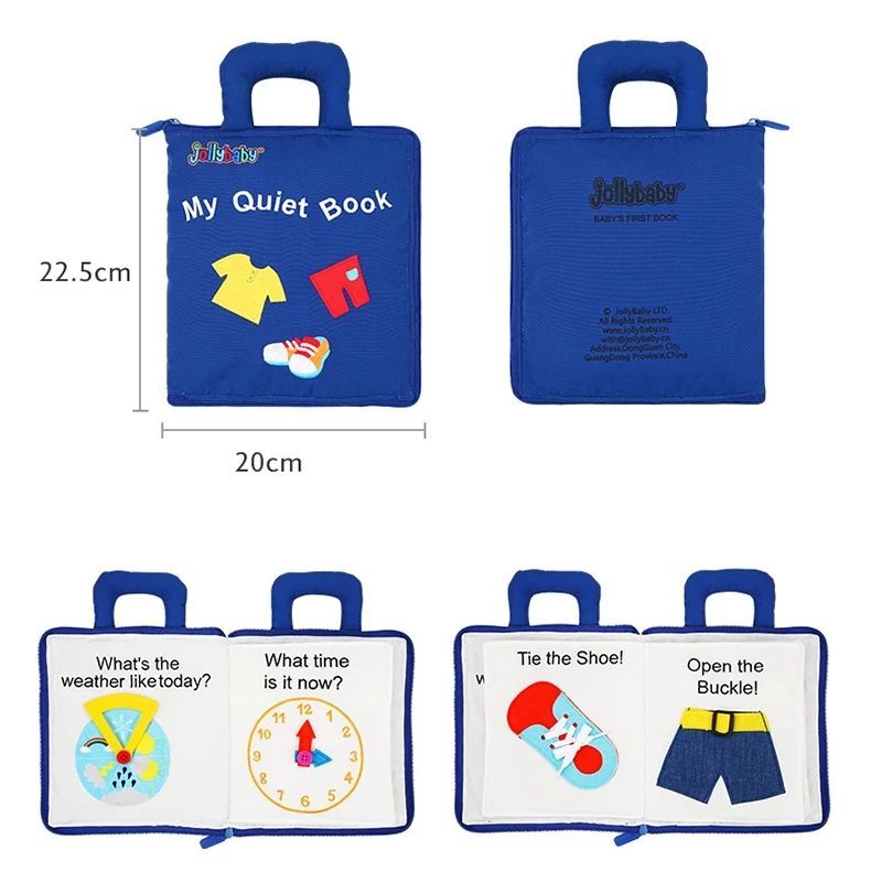 Livre d'apprentissage portable Montessori