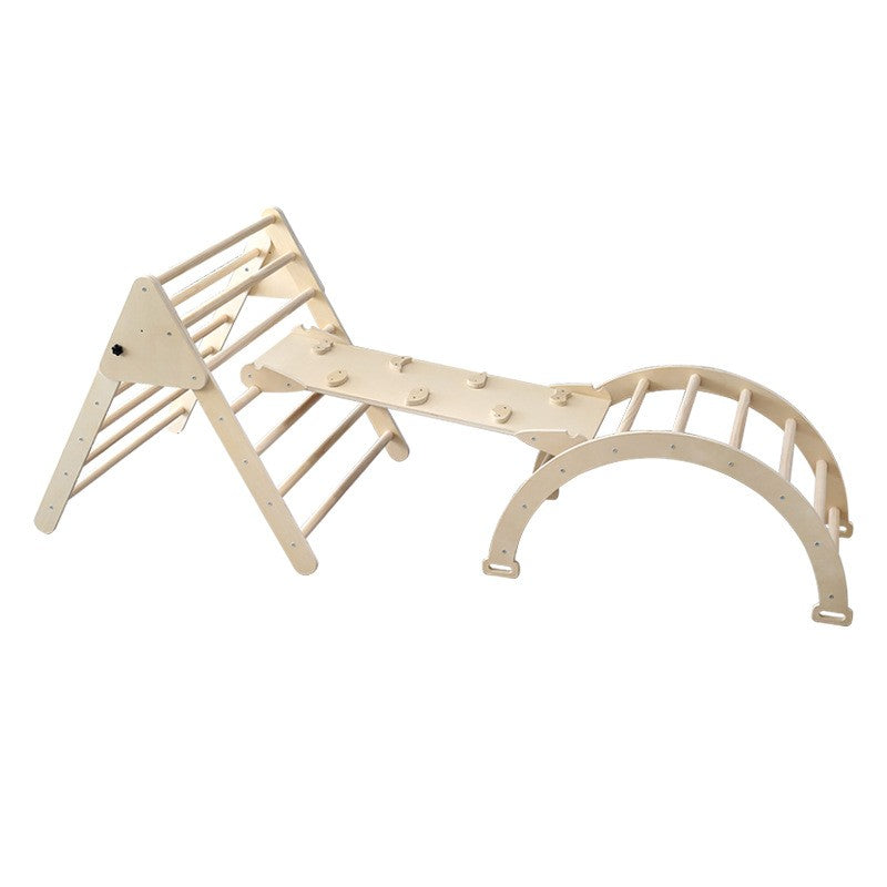 Structure d'escalade en bois pour enfants