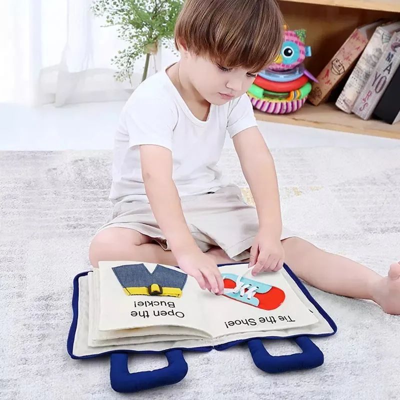 Livre d'apprentissage portable Montessori