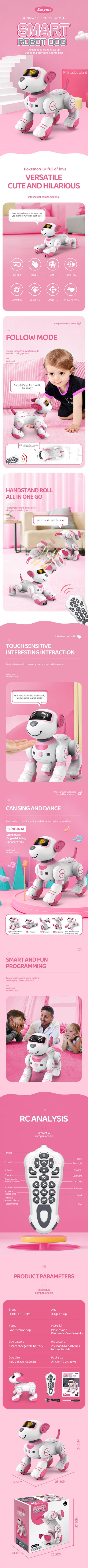 Chien robot à dialogue vocal intelligent