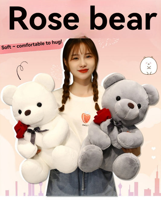 Bébé Ours avec Rose