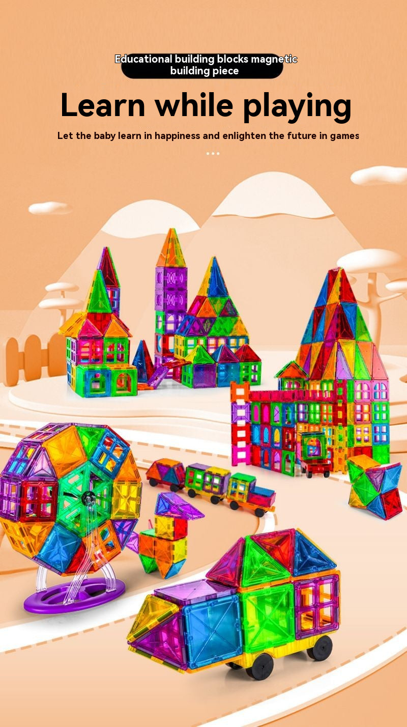 Combination of assembled building blocks
