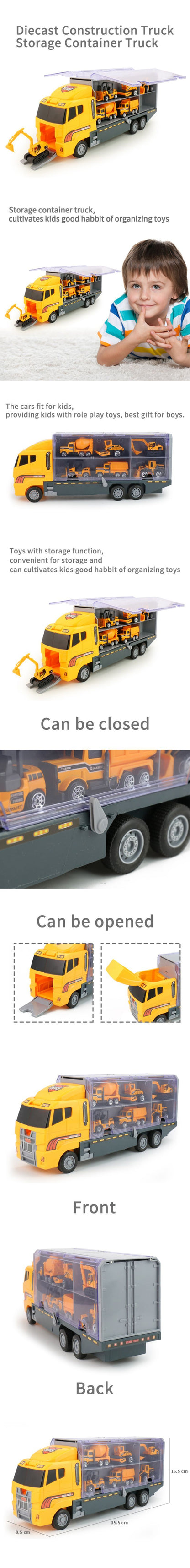 Construction Container Truck