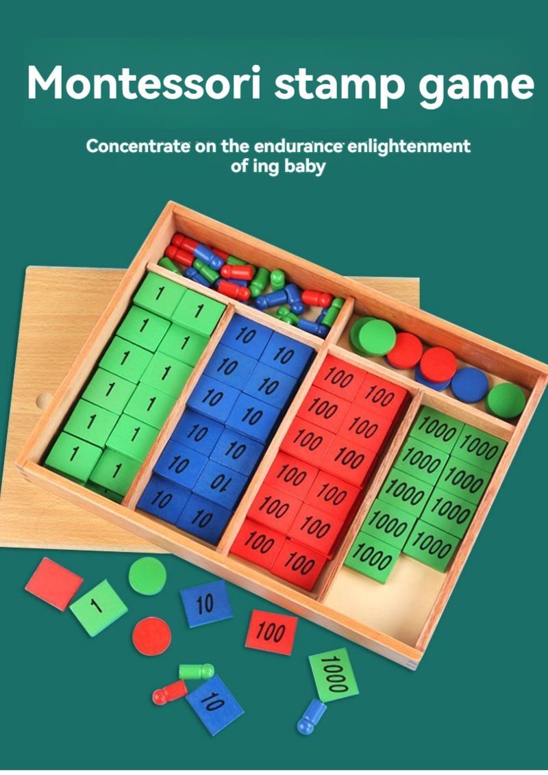 Jeux de timbres pour l'éducation précoce aux mathématiques