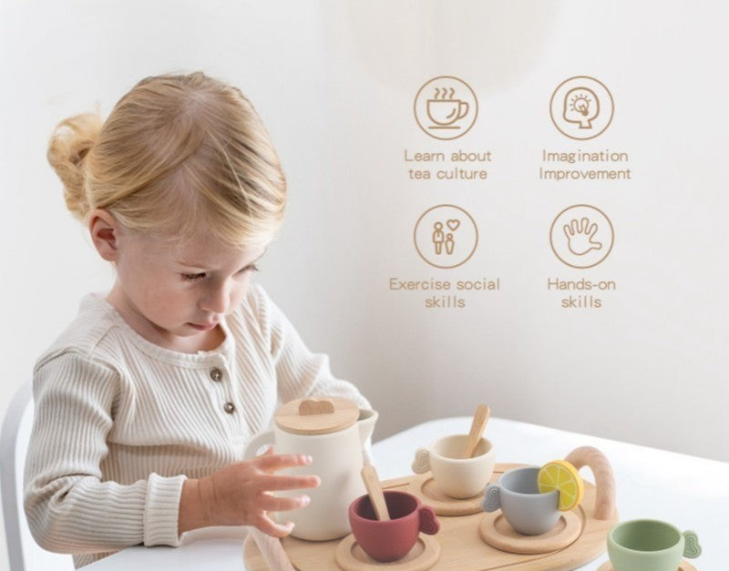 ensemble de thé ludique pour enfants
