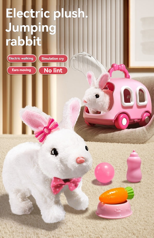 Peluche lapin simulé