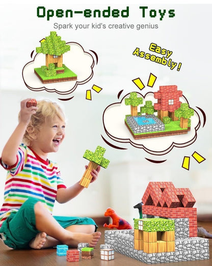 Blocs de construction Mini World Édition magnétique