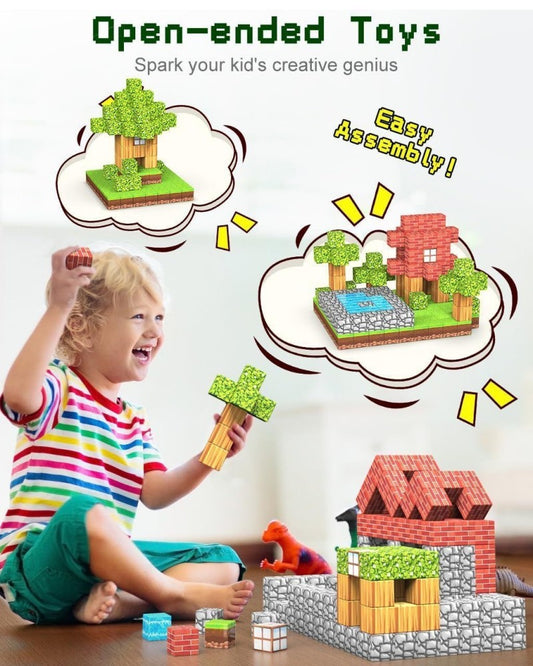Blocs de construction Mini World Édition magnétique