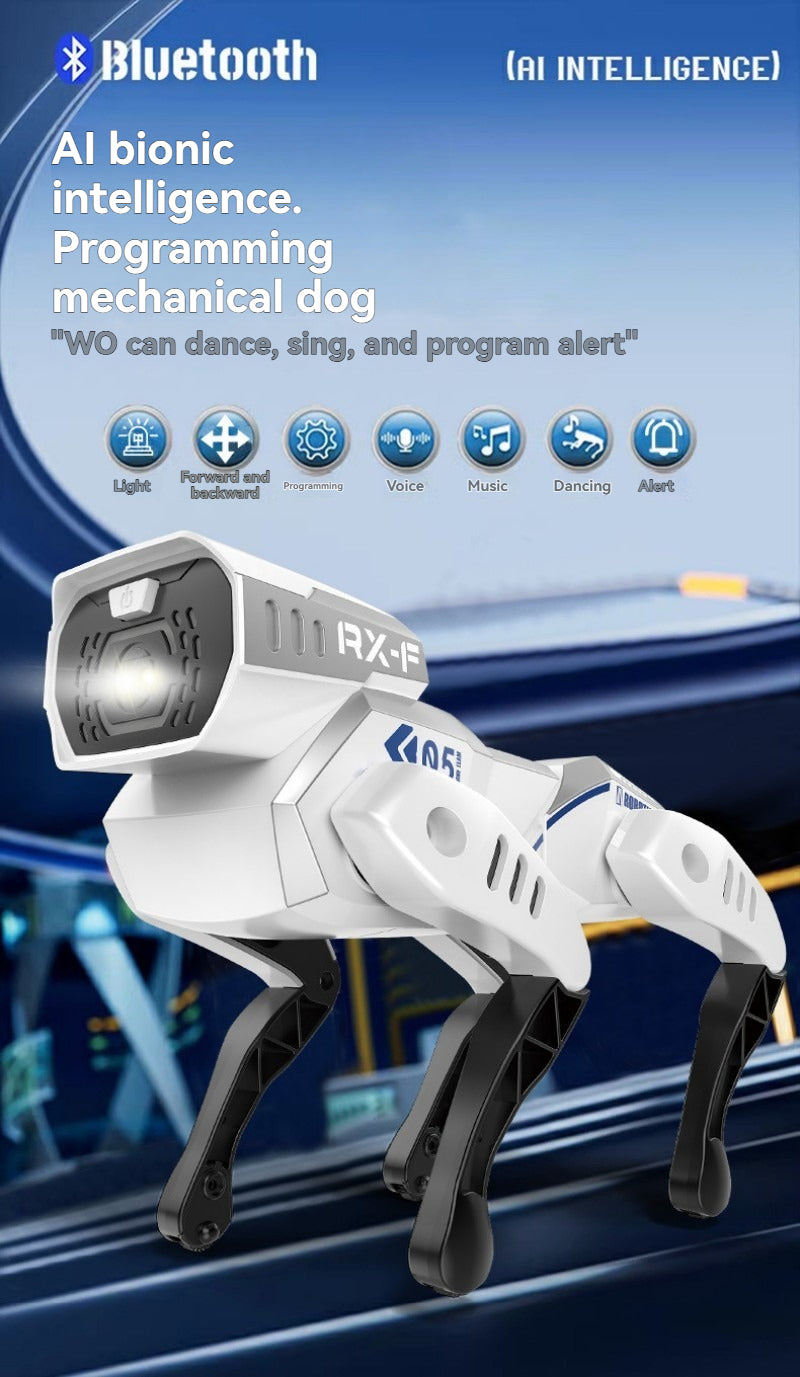 Chien robot de simulation