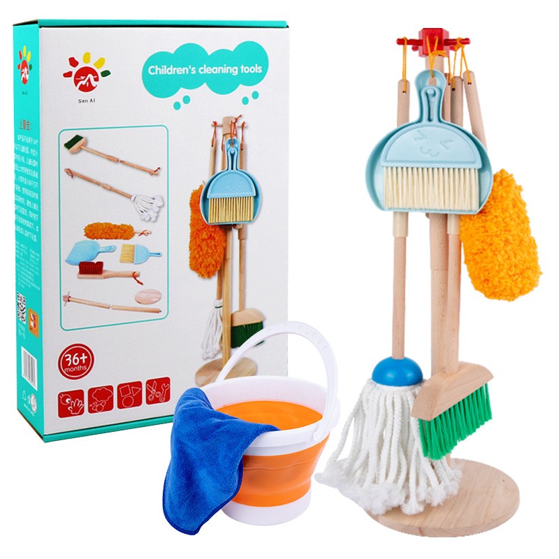 Jouet d'apprentissage kit de ménage
