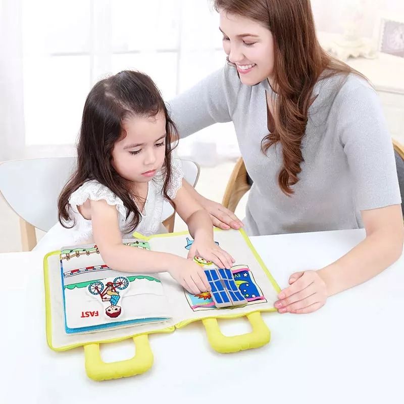 Livre d'apprentissage portable Montessori
