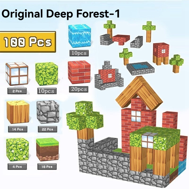 Magnetic Building Blocks: Minecraft Edition