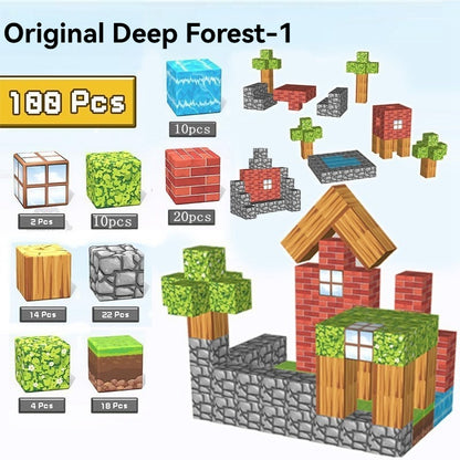 Magnetic Building Blocks: Minecraft Edition