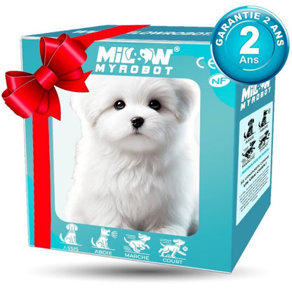 chien robot en peluche