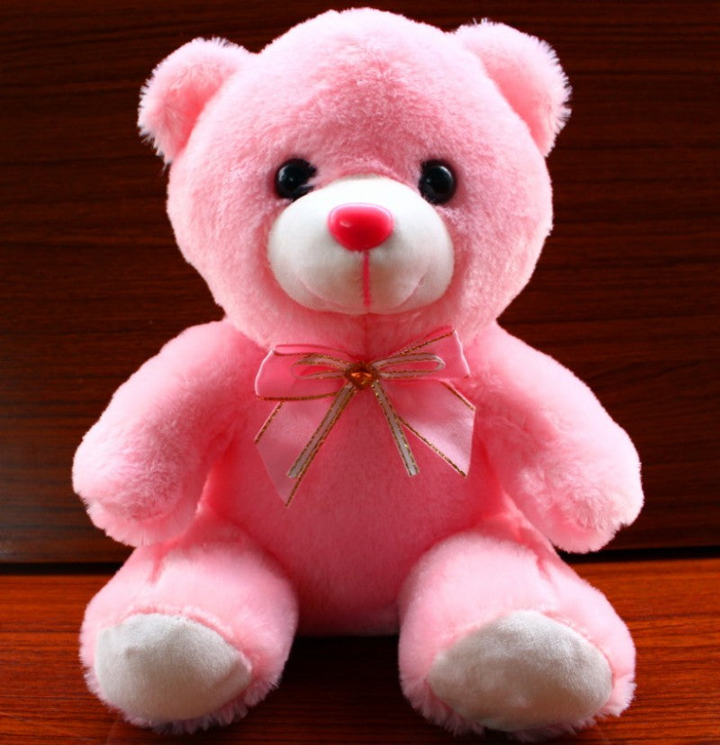 Ours en peluche lumineux coloré