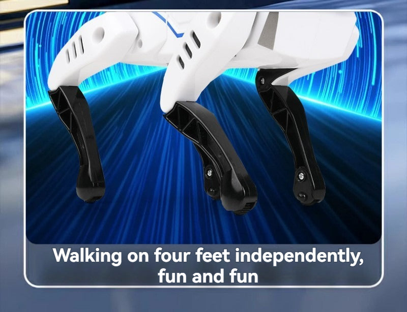 Chien robot de simulation
