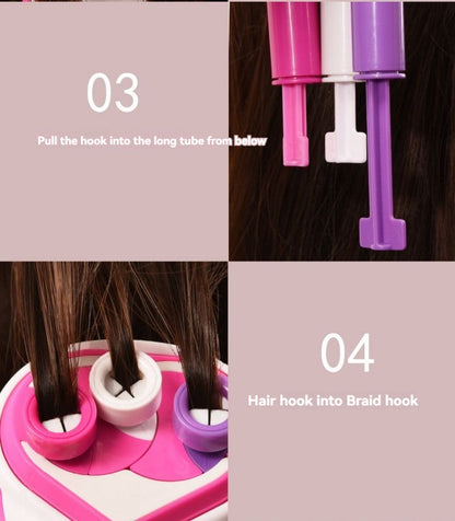 Jouets familiaux pour enfants avec cheveux attachés