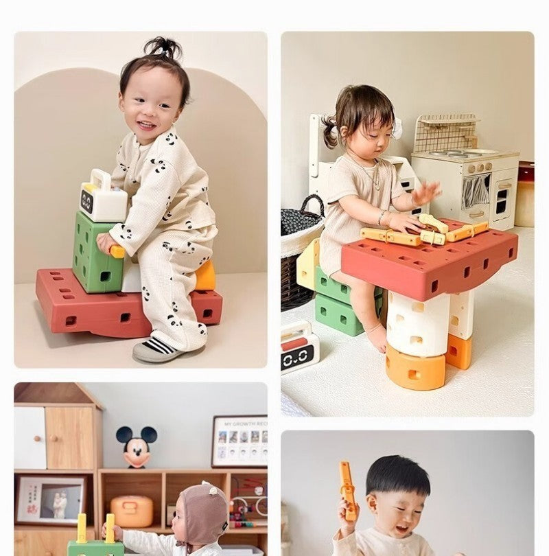 Building block car toy