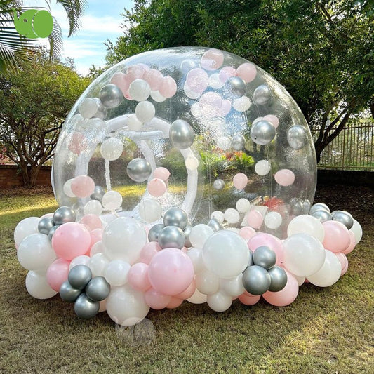 Maison à bulles gonflable d'extérieur