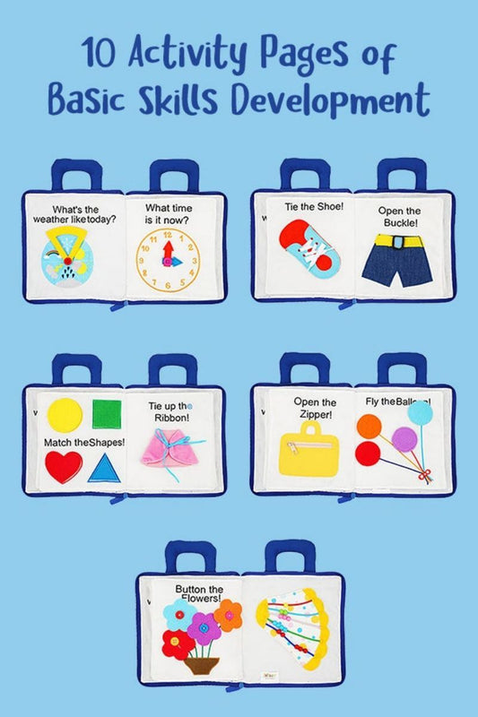 Livre d'apprentissage portable Montessori