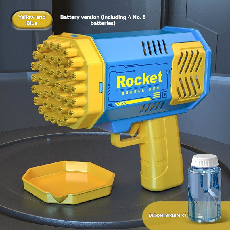 Electric bubble machine