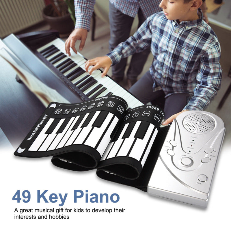Piano à enroulement manuel