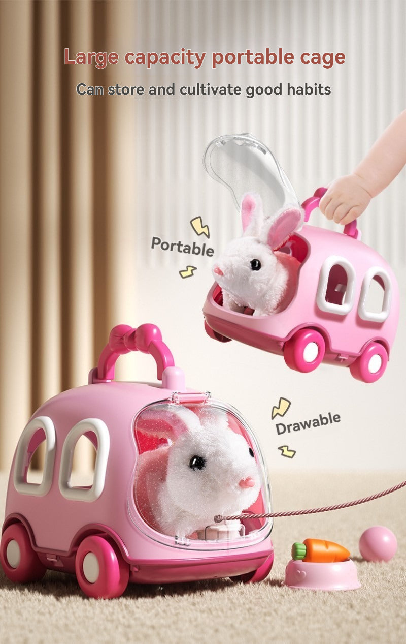 Simulated rabbit plush toy