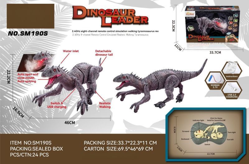 Mini Remote Control Dinosaur Simulation Toy