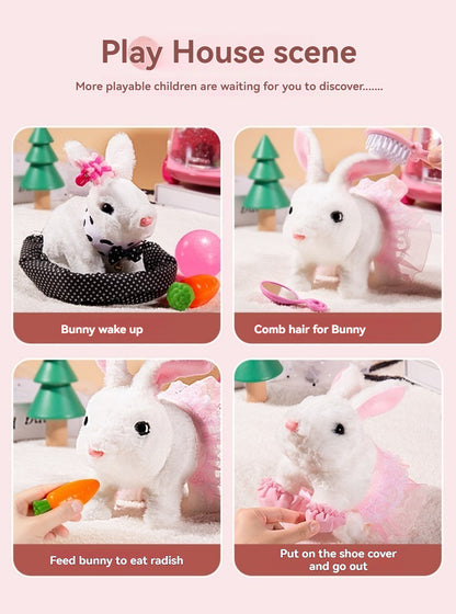 Simulated rabbit plush toy