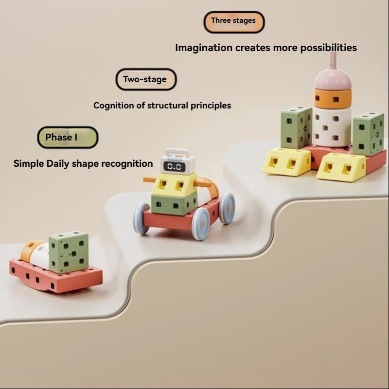 Building block car toy