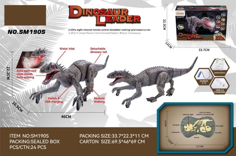 Mini Remote Control Dinosaur Simulation Toy