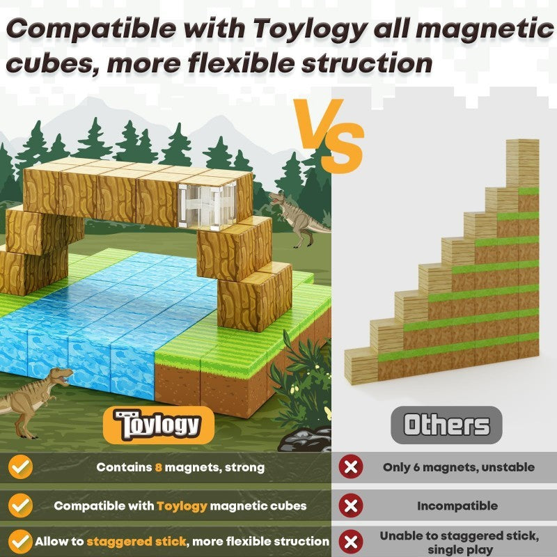 Magnetic Building Blocks: Minecraft Edition