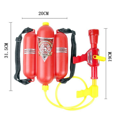 Jouet d'eau de sac à dos de simulation de feu