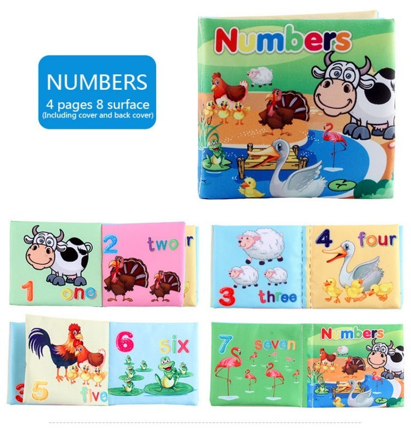 Livre en tissu pour bébé d'éducation précoce