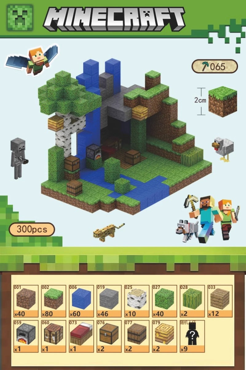 Blocs magnétiques transfrontalier mon monde (Minecraft)