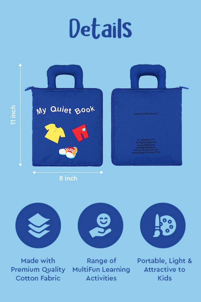 Livre d'apprentissage portable Montessori