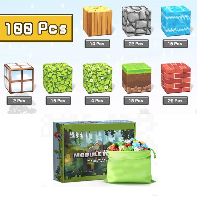 Blocs magnétiques transfrontalier mon monde (Minecraft)
