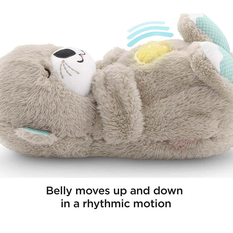 cute otter breathing