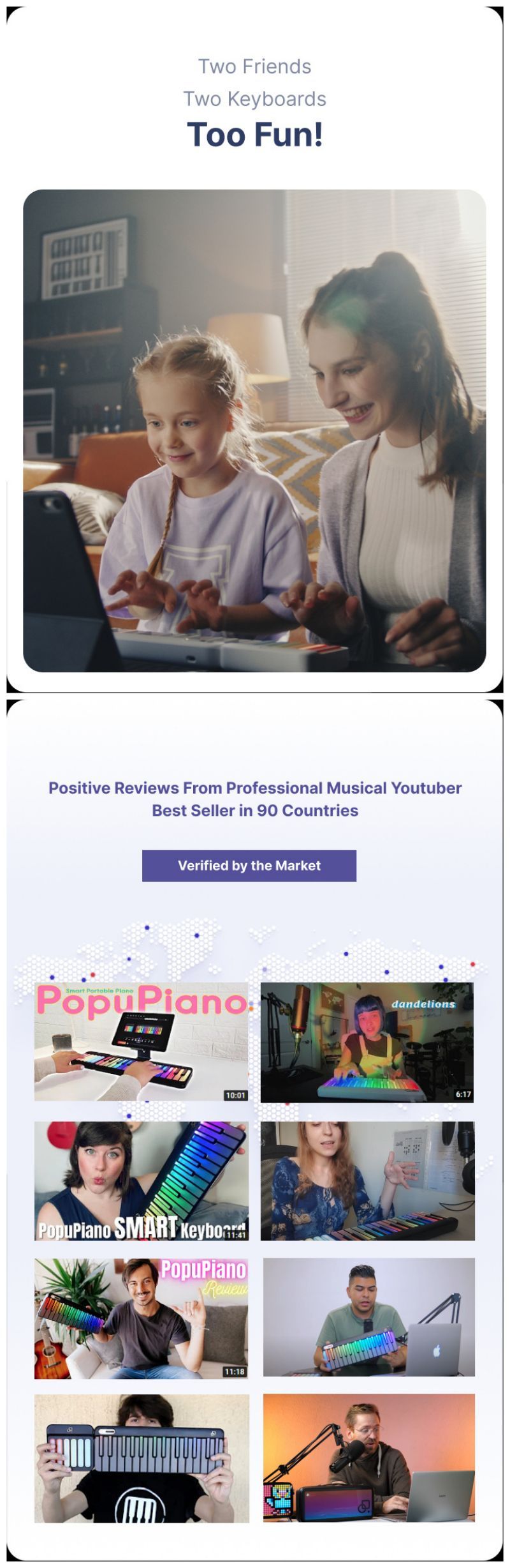 Piano portable intelligent