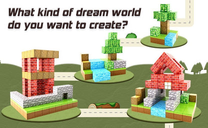Blocs de construction Mini World Édition magnétique