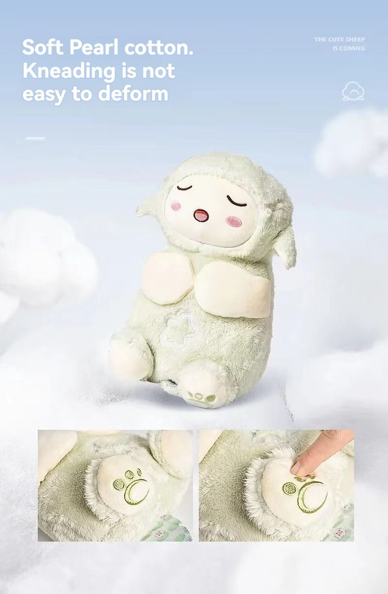 Poupée en peluche bébé Dudu, petit agneau, Cloak Man