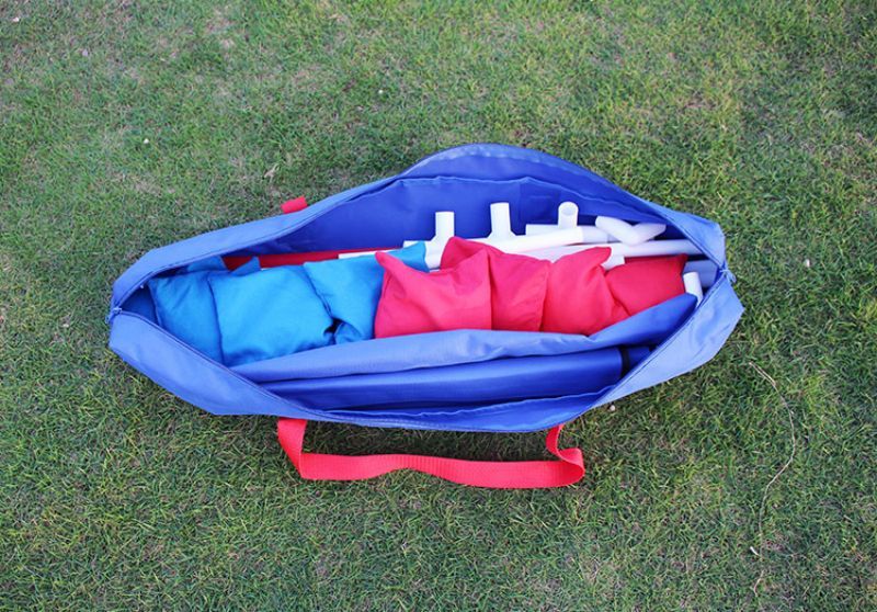 jeu du lancer de sacs de haricots