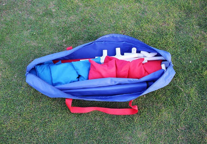jeu du lancer de sacs de haricots