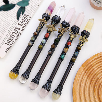 Crystal Pillar Magic Wand