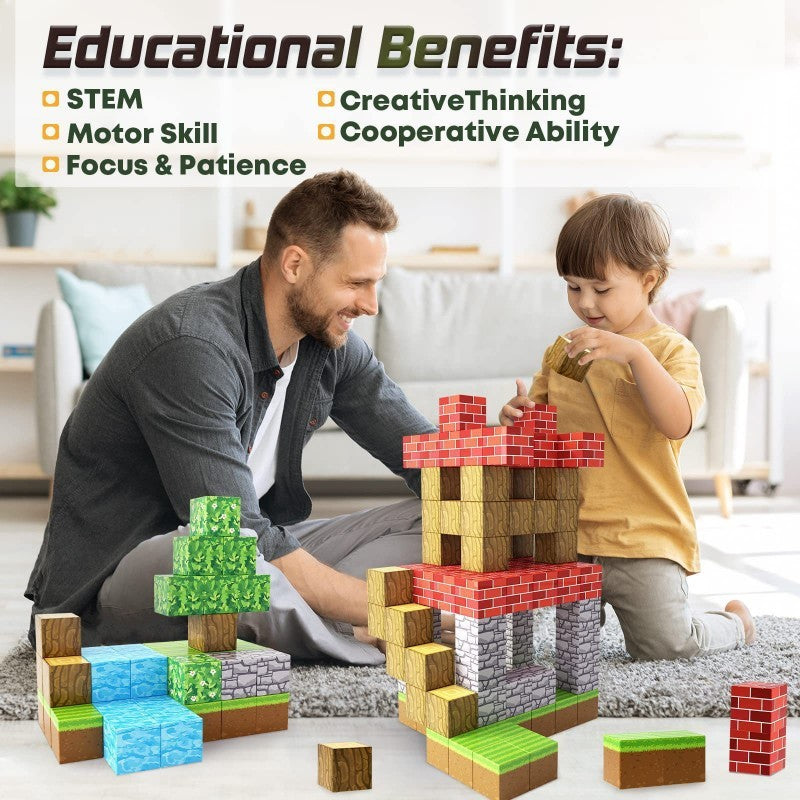 Magnetic Building Blocks: Minecraft Edition