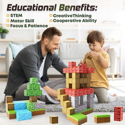 Magnetic Building Blocks: Minecraft Edition