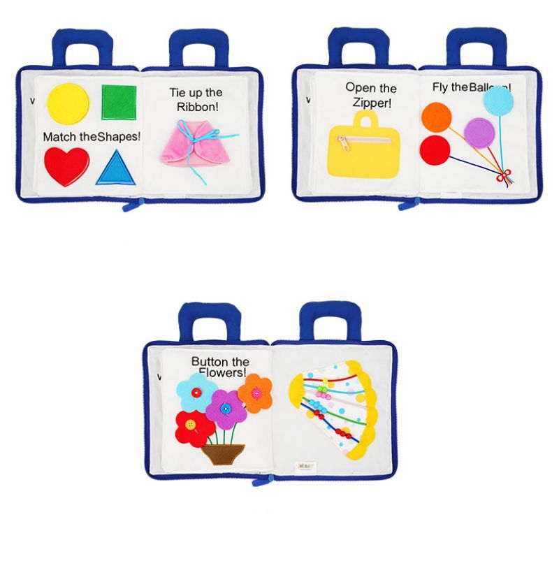 Livre d'apprentissage portable Montessori