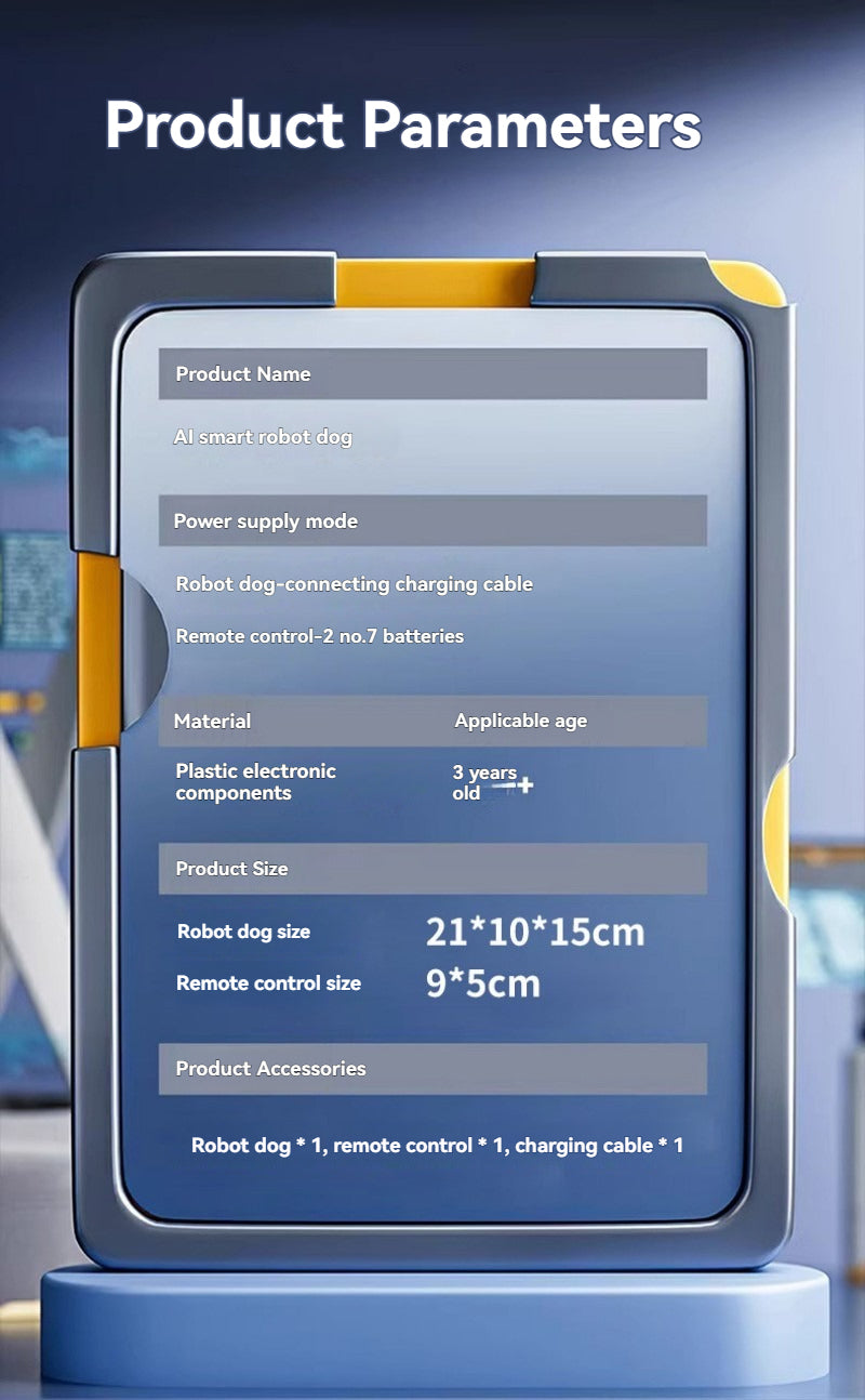 Chien robot de simulation
