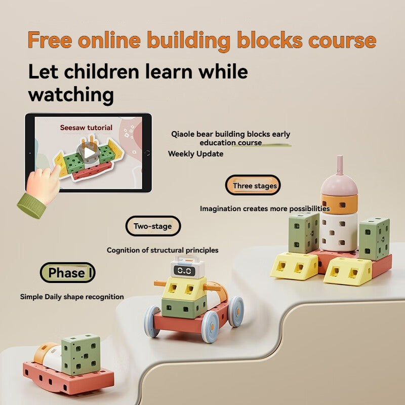 Building block car toy