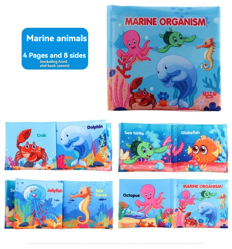 Livre en tissu pour bébé d'éducation précoce